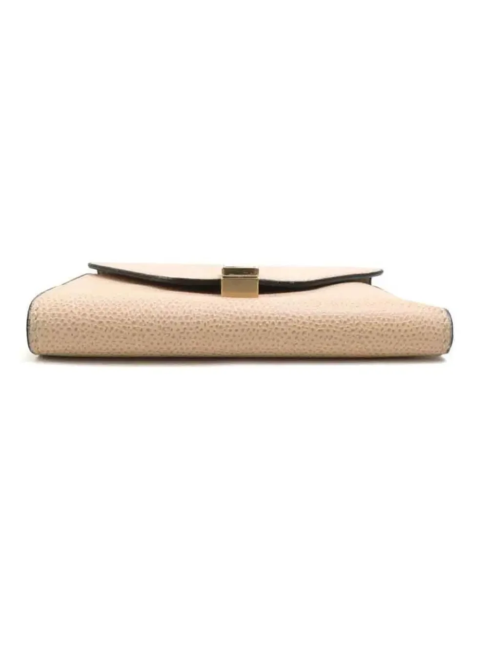 Auth Valextra Trifold Wallet Beige #280363V16B